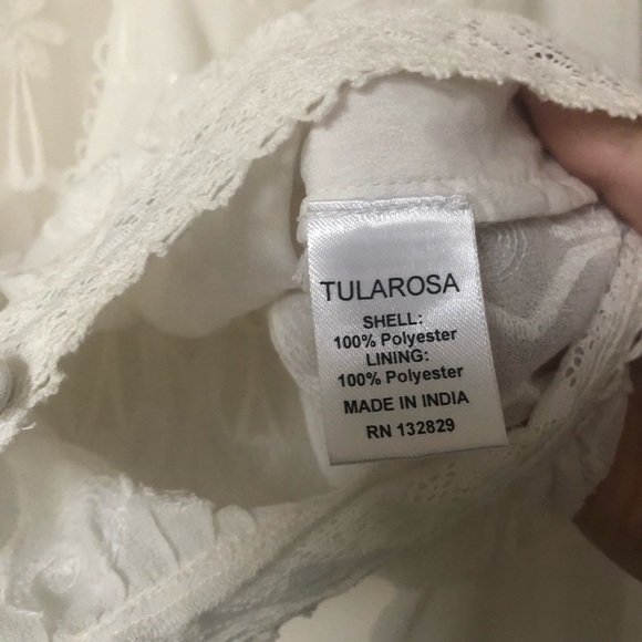 Tularosa Barbara Crop in Ivory - Picture 7 of 8